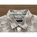 Men's 100% cotton print short sleeve shirts